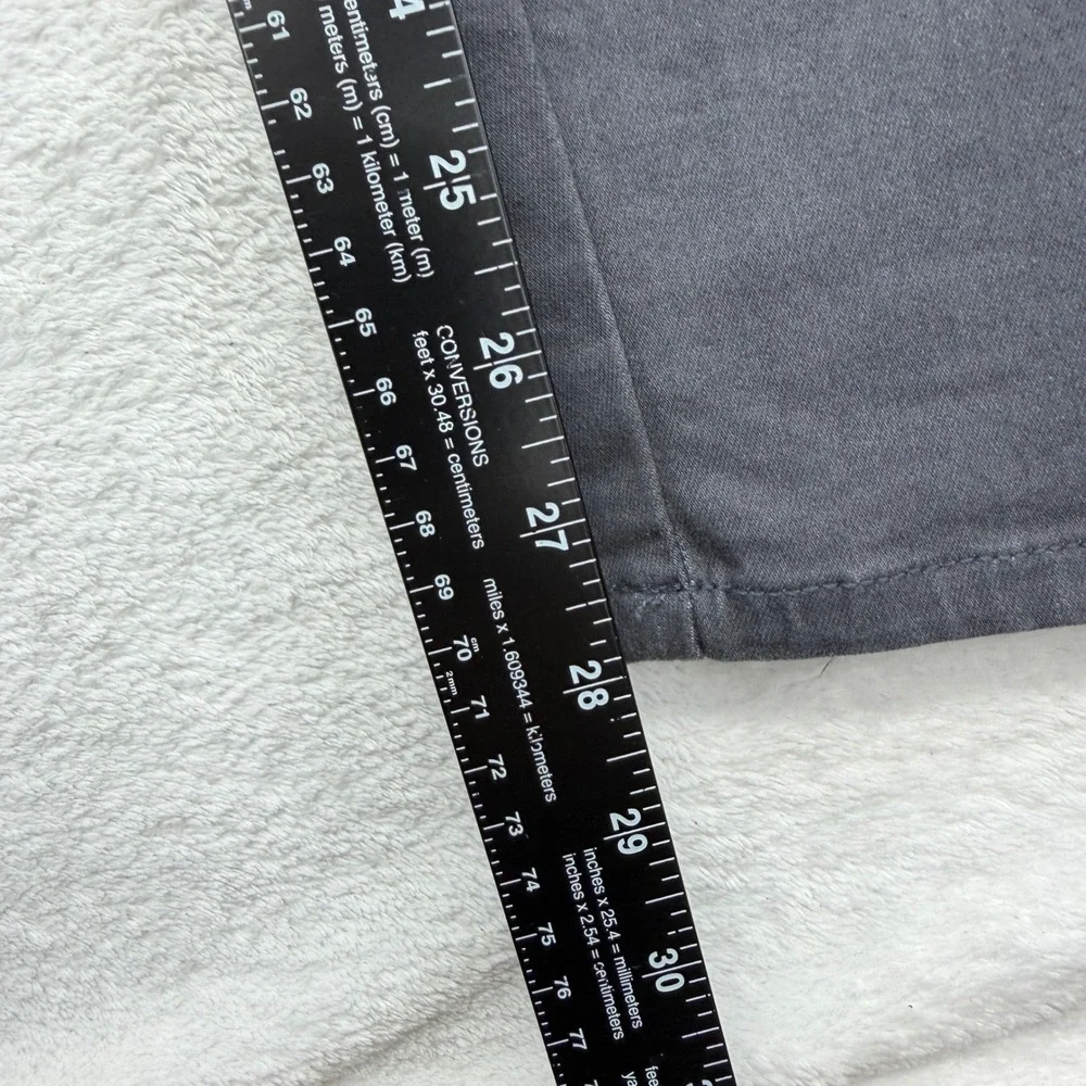 Tommy Bahama Jeans Sz 12 Grey Boracay High Rise Ankle Coal Wash Beaded Stripe